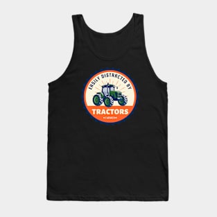 Easily distracted by tractors - Farmer Tank Top